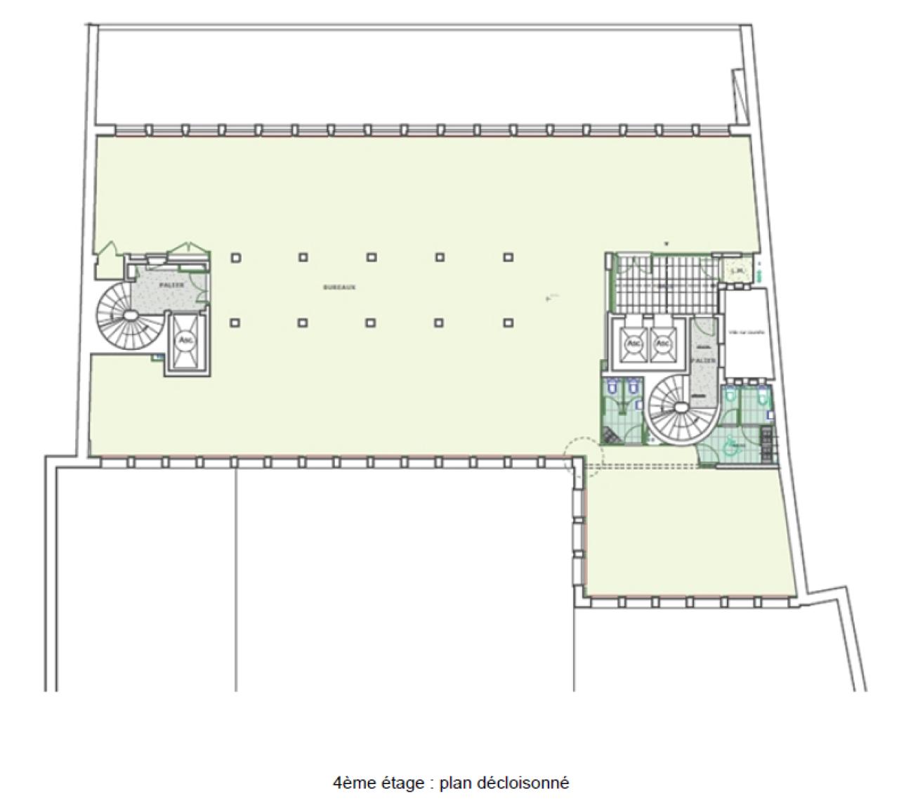 Bureau Paris 901m² Location bureau Paris OLBUR2426933 19